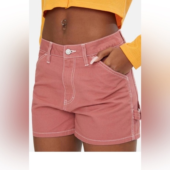 Dickies Pants - Dickies Juniors' Cotton Carpenter Shorts Salmon Red Size 9/29